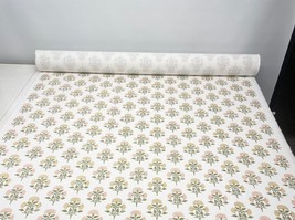 Ballard Designs Alexa Multi Open Floral Multipurpose Cotton Fabric By Yard 54&quot;W - £22.36 GBP