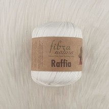 Fibra Natura Raffia Yarn, %100 Cellulose Rayon, Paper Macrame Cord, 40g 1.41 oz  - £7.89 GBP+