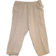 Old Navy High-Rise Slouchy Crinkle Gauze Linen Blend Ankle Crop Pants Sz... - $24.75
