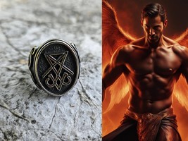Lucifer&#39;s ring of ascension | lucifer spell | lucifer amulet | lucifer ring spel - £157.32 GBP
