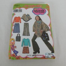 Simplicity Lizzie McGuire 4897 Sewing Pattern Size 8-16 Pants Poncho Bag 2004 - £3.99 GBP