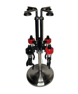 Oggi Corp Four Bottle Rotating Liquor Dispenser Alcohol Drink Shot Home Bar - $42.56