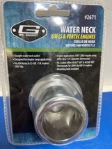 Mr. Gasket Straight Water Neck LS &amp; Vortec Engine Swap Chrome  2671 NEW - $29.99