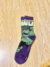 Marvel The Incredible Hulk Crew Socks Men’s Size 9-13 - £7.73 GBP