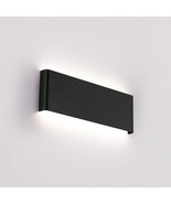 16&quot; Inch Black LED Wall Lamps - Modern Mini Bathroom Vanity Lights 14W 4... - £40.89 GBP