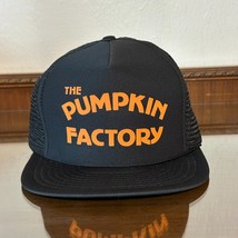 Vintage Halloween The Pumpkin Faactory Black Men&#39;s Snapback Hat - $363.57 MXN