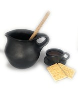 Clay Chocolate Pitcher 2 Liters  100% Handcraft Made in La Chamba Colombia - $1,210.93 MXN