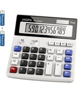 Desk Calculator 12 Digit Extra Large 4.3-Inch Lcd Display, Two Way Power... - £33.84 GBP