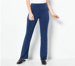 Modern Soul Nourish Knit Flare Leg Pant with Pintuck (Navy, X-Small) A469981 - £13.03 GBP