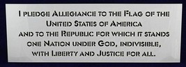 Pledge of Allegiance-US 1 Piece Stencil Painting /Crafts/ Templates - £15.76 GBP