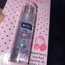 New Mixed Berry Flavor Scent Silver Glitter Rollerball Lip Gloss - £11.61 GBP