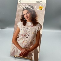 Vintage Berroco Poppy Style 739 1987 Braided Cable Knit Vest Pattern by ... - $7.85