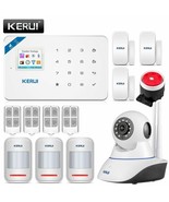 Home Burglar Security Alarm System Screen WIFI GSM Must Have Smoke Detector - $112.88 CAD+