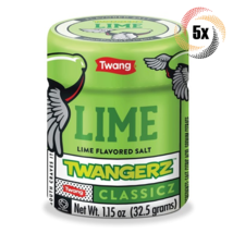 5x Shakers Twang Twangerz Classicz Lime Flavored Salt Snack Topping | 1.15oz - £11.52 GBP