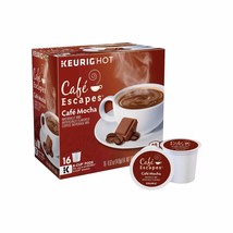 Cafe Escapes Cafe Mocha 16 to 144 Count Keurig K cups Pick Any Quantity - £15.89 GBP+