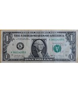 US$1 Fancy Serial Number 2017 Misaligned #5 - €4,34 EUR