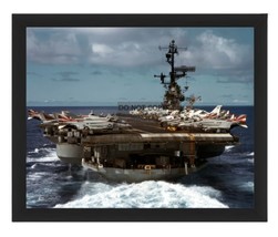 Uss Coral Sea Navy Aircraft Carrier Vietnam War 8X10 Framed Photo - $19.99