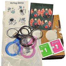 Airtag Air Tag Case Cover Keychain Ring Protective Plastic Shell Skins Wipes - 4 - £3.05 GBP