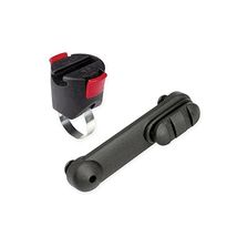 Rixen und Kaul Bottle Holder with Click Mechanism Black  - $36.00