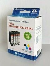 Compatible Inkjet Cartridges - Replaces Canon PGI-280XL/CLI-281XL (4 PK) Sealed - $18.69