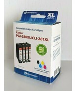 Compatible Inkjet Cartridges - Replaces Canon PGI-280XL/CLI-281XL (4 PK)... - $25.64 CAD