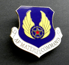 USAF Air Force Materiel Command Shield Lapel or Hat Pin Badge 1.5 inches - $7.94