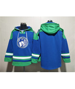Men&#39;s Minnesota Timberwolves Blank Royal Lace-Up Pullover Hoodie - $1,440.35 MXN