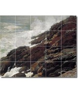 Winslow Homer Waterfront Painting Ceramic Tile Mural BTZ04408 - $273.54 CAD+