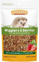 Vitakraft Sunseed Vita Prima Wigglers &amp; Berries Trail Mix Hedgehog Treat 2.5 oz - £8.83 GBP