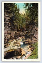 Postcard Matchless Scene Watkins Glen Canyon New York NY - £2.88 GBP