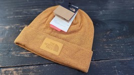 The North Face Dock Worker Recycled Wheat Yellow Brown Beanie Size One - $23.38