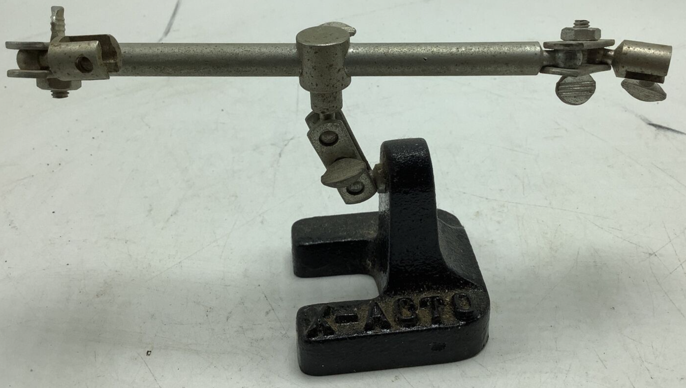 Vintage Cast Iron Base X-Acto Fly  Tying Jewelry Clamp - $18.49