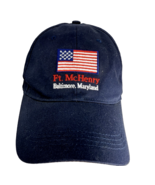 Ft McHenry Baltimore Maryland Monument Patriotic Baseball Hat Cap US Fla... - $657.74 MXN