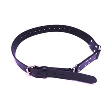 Handmade Black Leather Hobble Belt – Versatile for Fashion &amp; BDSM FetishPlay - $77.00