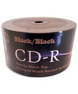 200-Pak =DOUBLE-SIDED BLACK/BLACK= Diamond Black Record Surface 52X CD-R&#39;s - £94.59 GBP