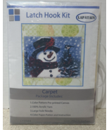 SNOWMAN WITH BIRDS LATCH HOOK KIT, MIB - €11,87 EUR