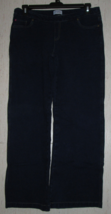 EXCELLENT WOMENS pajama jeans DARK BLUE PULL ON PAJAMA / LOUNGE PANT   S... - £26.12 GBP