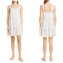 RAILS Sandy Linen Blend Shift Dress, Summer Airy Vacation Dress, Small (... - $49.00