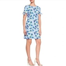 NWT Womens Size Medium Banana Republic Floral Split Tie-Sleeve Shift Swing Dress - £25.05 GBP
