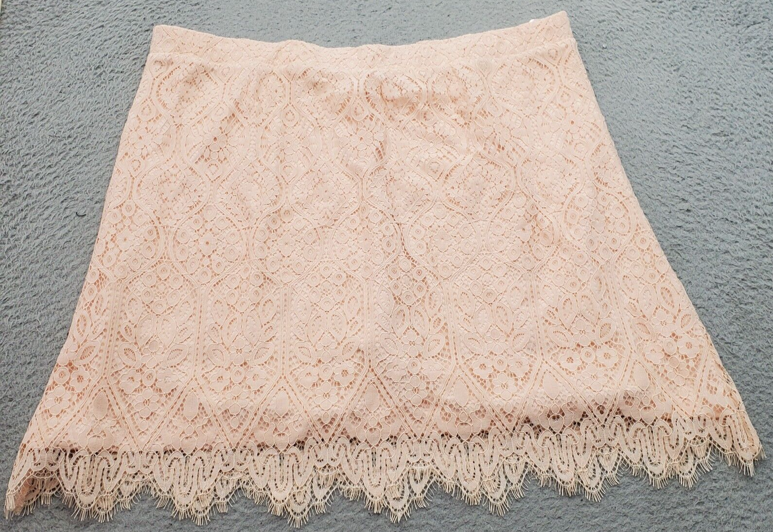Isaac Mizrahi Live! Golf Skort Womens XL Tan Lined Lace Overall Comfort ... - $20.29
