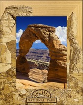 Arches National Park Utah Laser Engraved Wood Picture Frame Portrait (8 x 10) - £40.96 GBP