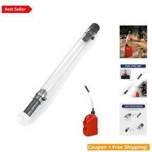 Durable PVC Fuel Hose Replacement with Integrated Filter - Spill-Free Po... - $21.73