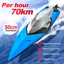 50 CM big RC Boat 70KM/H Professional Remote Control High Speed Racing S... - £105.91 GBP+