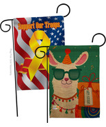 Cool Llamas Birthday - Impressions Decorative Support Our Troops Garden ... - £24.75 GBP