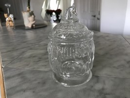 Vintage 1993 Heinz Noble Horseradish Glass Cup Jar With Lid - £13.75 GBP