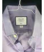 CHARLES TYRWHITT Mens Slim Fit Non-Iron  Dress Shirt Cotton Lavender 16.... - $147.32 MXN