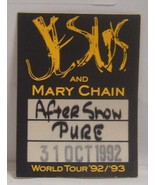 JESUS AND MARY CHAIN - ORIGINAL CONCERT TOUR CLOTH BACKSTAGE PASS **LAST... - $223.68 MXN