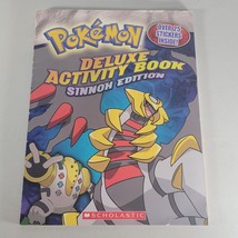 Pokemon Deluxe Activity Book Sinnoh Edition with 25+ Stickers by Scholastic - £7.70 GBP