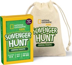 National Geographic Outdoor Scavenger Hunt for Kids Camping Outside Kids Games T - $23.50