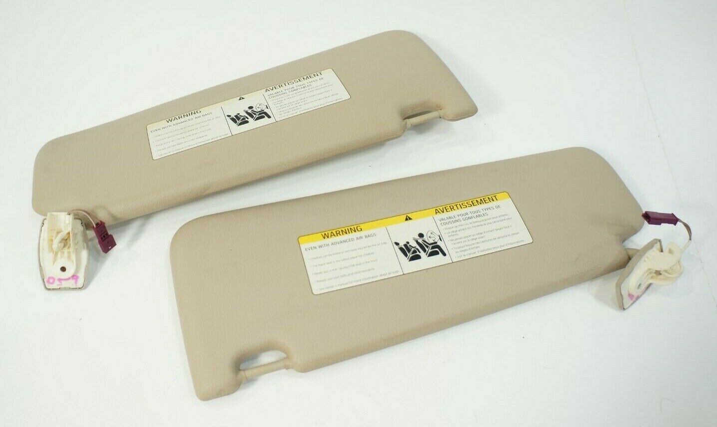 11-2016 bmw f10 528i left right side interior sun visor sunvisor mirror ... - $89.87